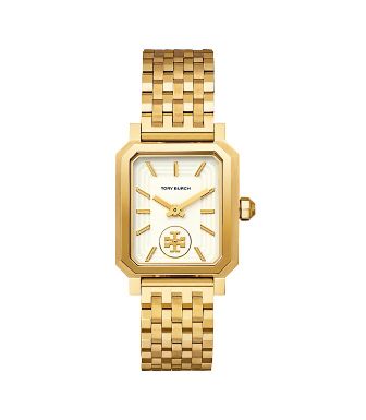 Tory Burch Robinson Watch, Gold-Tone/Cream, 27 X 29 Mm | Tory Burch (US)