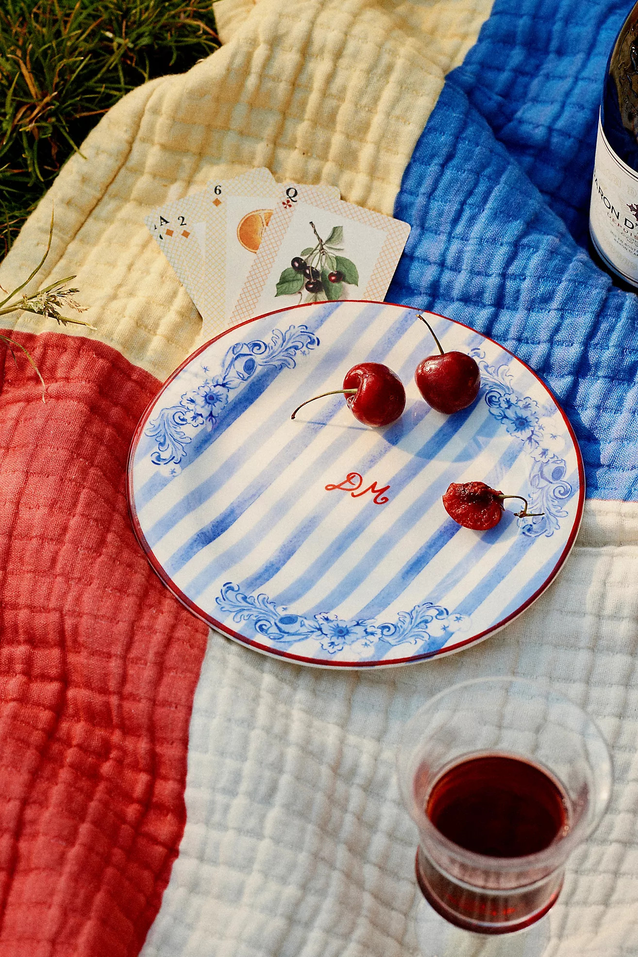 Damson Madder Italian Stoneware Dessert Plates | Anthropologie (US)