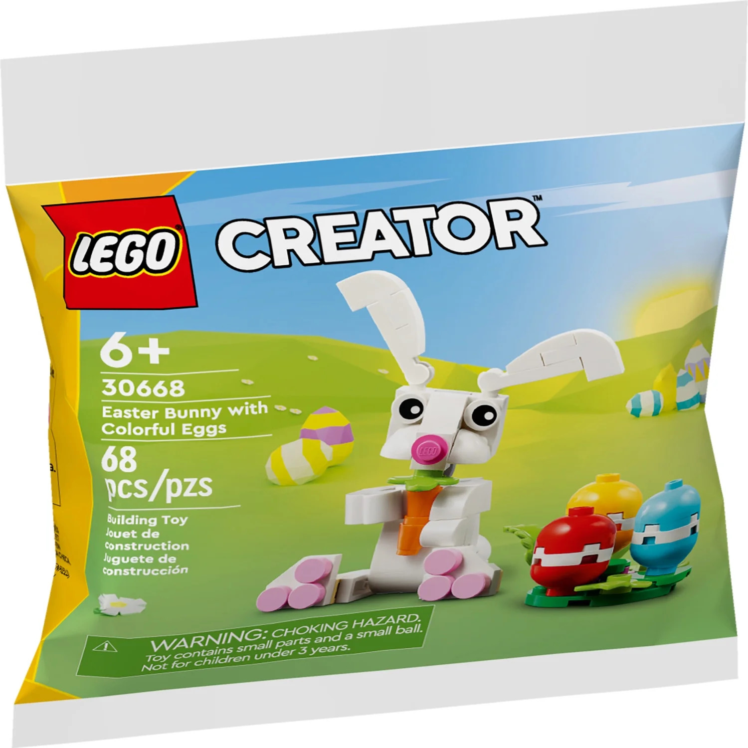 LEGO Creator Easter Bunny with Colorful Eggs Building Toy, Easter Basket Idea, 30668 | Walmart (US)