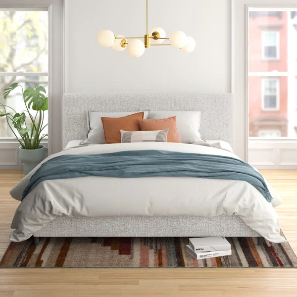 Lilia Upholstered Low Profile Platform Bed | Wayfair North America
