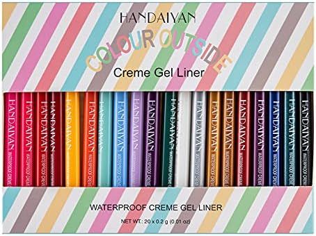 Amazon.com : BONNIESTORE 20 PCS Colored Eyeliners Pencil Set, 20 Colors Waterproof Colorful Eyeli... | Amazon (US)