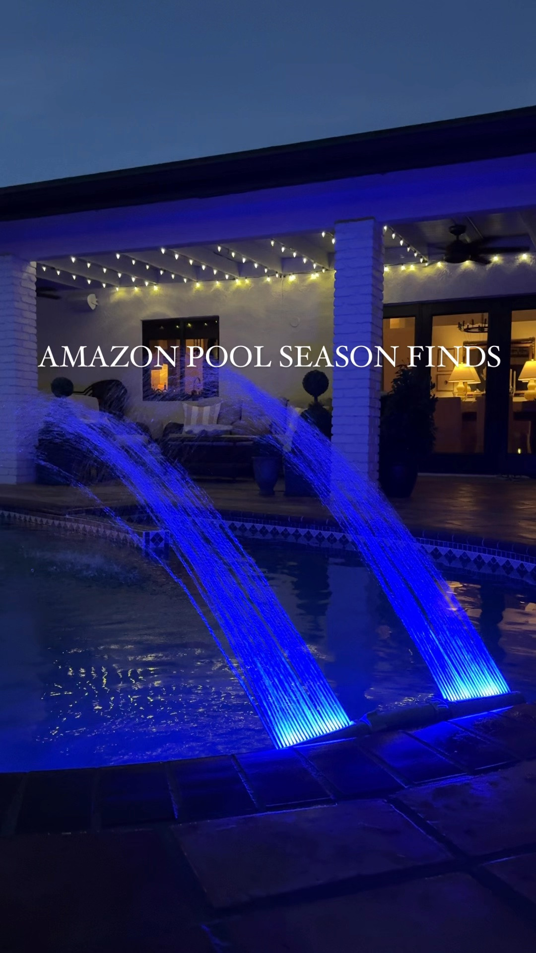 This lighted pool fountain instantly makes the pool feel so much more relaxing and elevated

Outdoor Living. Pool Fountain Lights. Pool Deck. Summer. Amazon Finds. LavenderRoseHome.

#LTKHome #LTKSeasonal