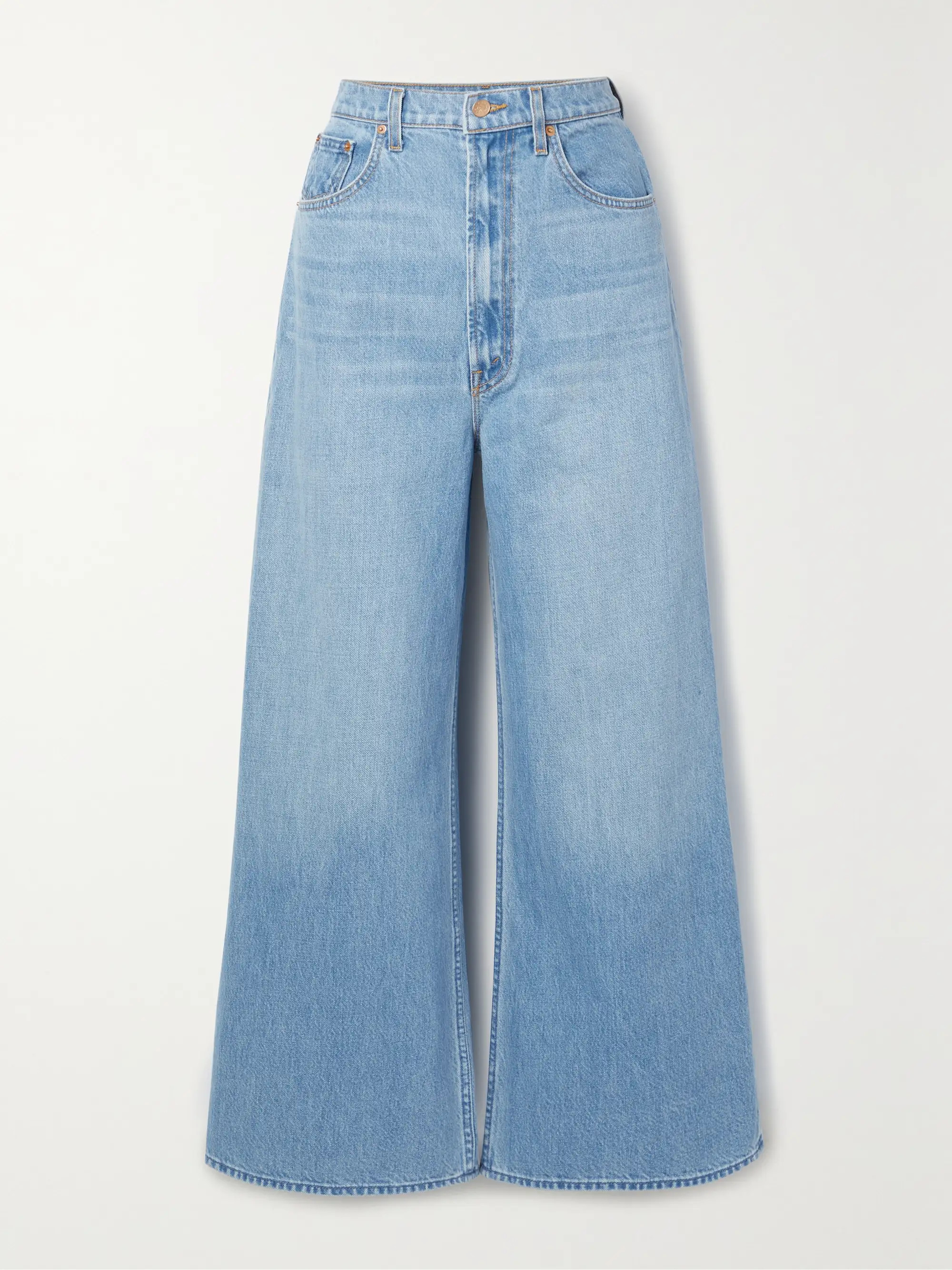 SNACKS! high-rise wide-leg jeans | NET-A-PORTER (US)