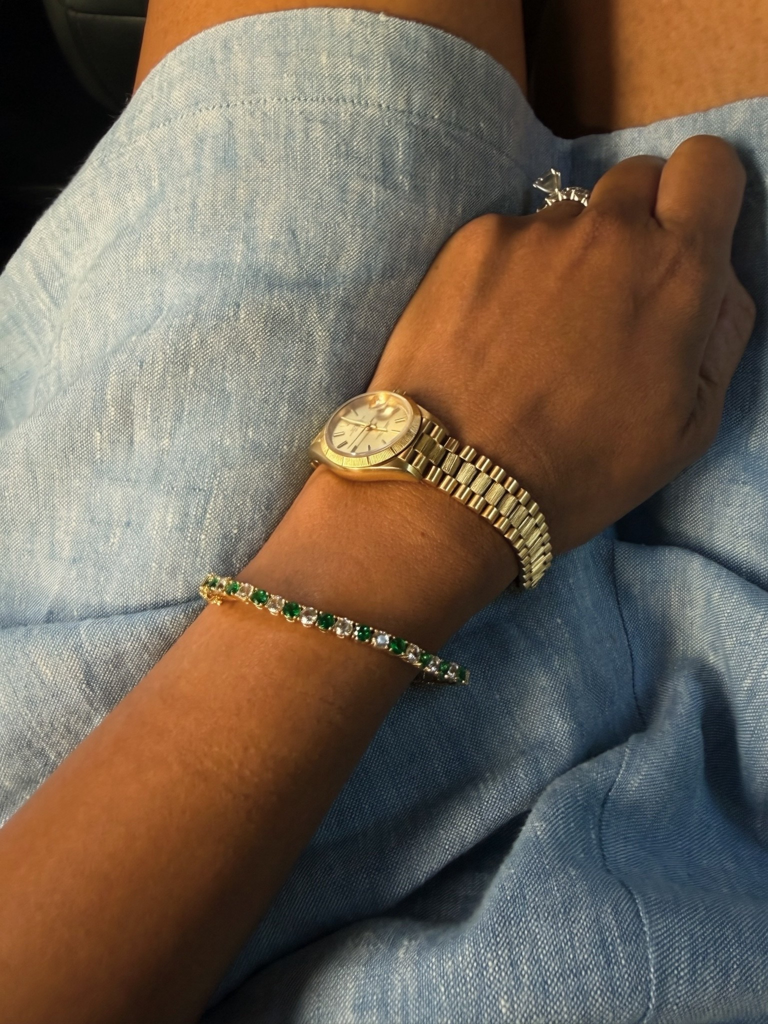 Loving my tennis bracelet. Made with lab grown diamonds and brilliant and beautiful 🤩  Save with code KimberlyB20

#LTKOver40 #LTKgrwm #LTKdayinmylife