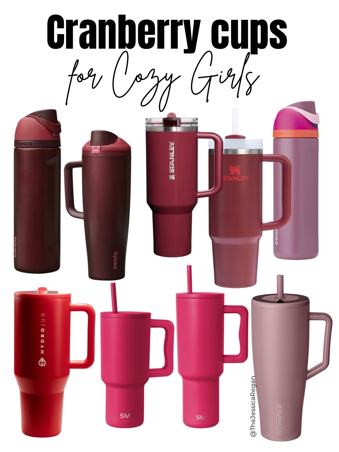 The perfect holiday gift aesthetic just dropped 🍷✨
These cranberry-toned cups are classy, cozy, and completely trending.
Stanley • Owala • Brümate • Simple Modern — all in the richest holiday shades for the friend, mom, sister, teacher or coworker you want to spoil.

Linked in my LTK + Amazon Storefront under Holiday Gift Guide 🎁
Tap to shop & save for later 🤍

#holidaygiftguide #giftforher #elevatedaesthetic #cozywintervibes #stanleylove #ltkfinds #ltkholidaygifts #amazonfinds #viralholidaygifts #ltkunder50

#LTKHoliday #LTKGiftGuide #LTKFindsUnder50