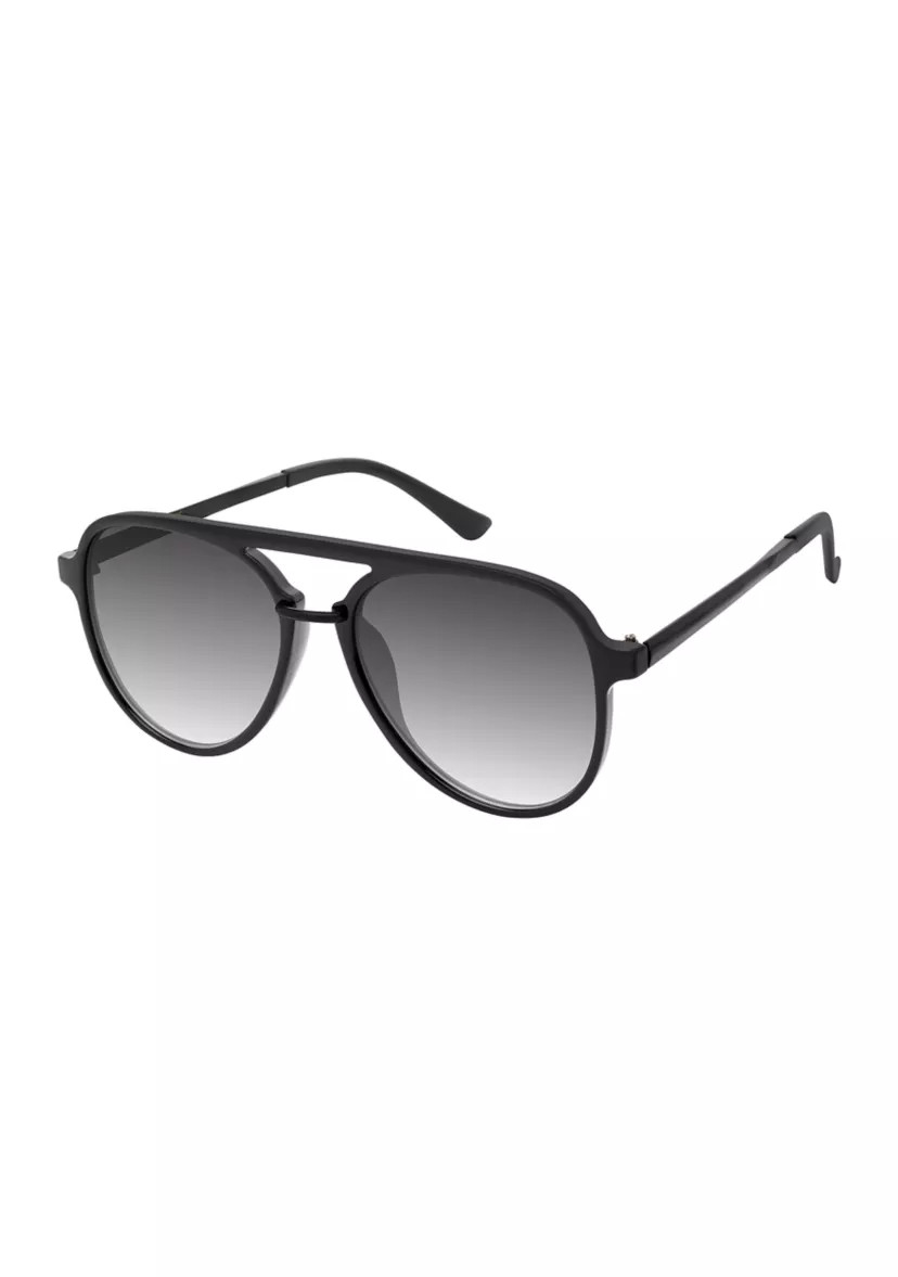 Metal Bridge Aviator Sunglasses | Belk