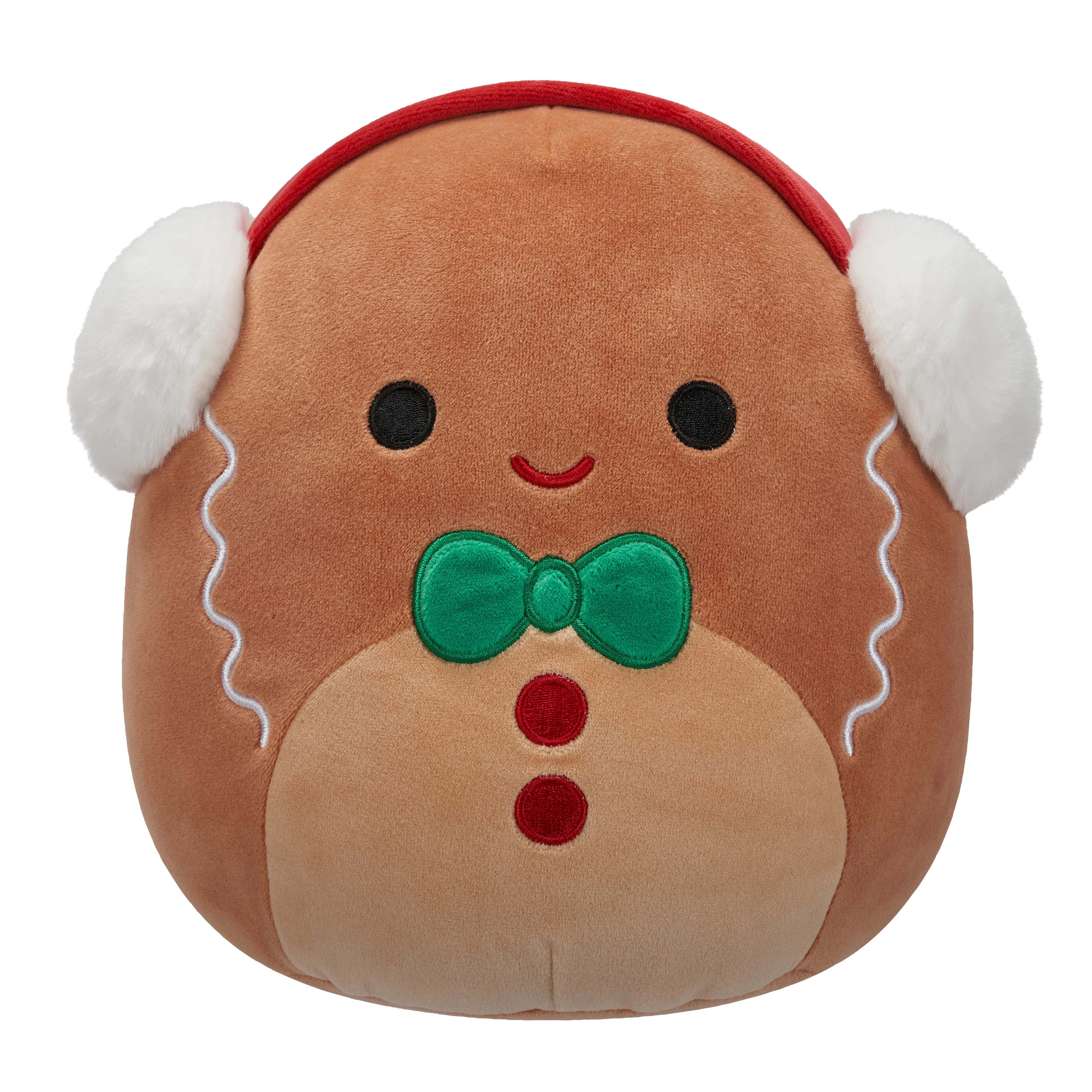 Squishmallows 8 inch Jordan The Gingerbread Cookie with Earmuffs - Child's Ultra Soft Animal Plus... | Walmart (US)