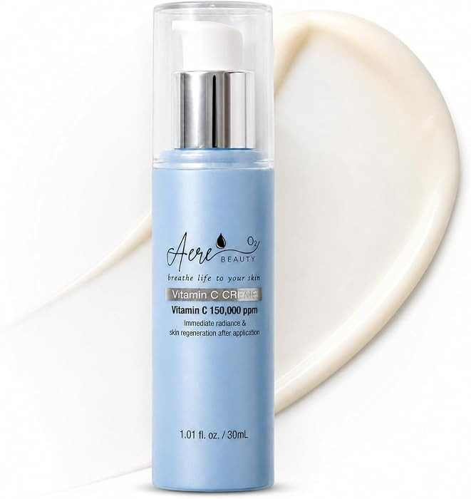 150,000 PPM Vitamin C Cream with Patented Oxygenated Water - Korean Skincare Brightening Vitamin ... | Amazon (US)