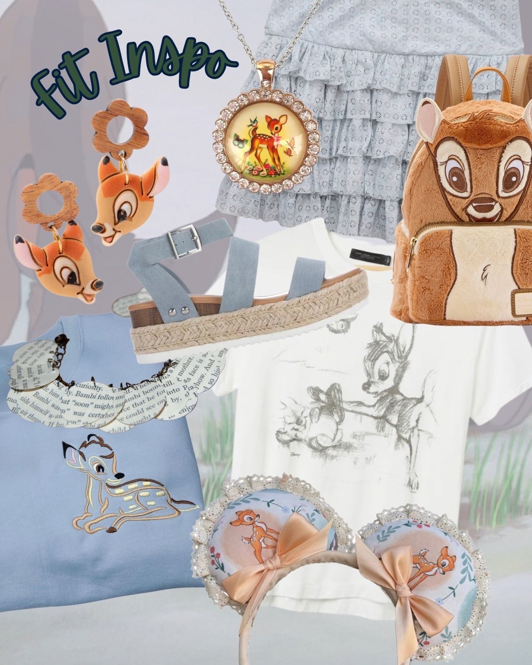 Inspired by the Movie of the Moment: “Bambi” 🦌🐇🦨