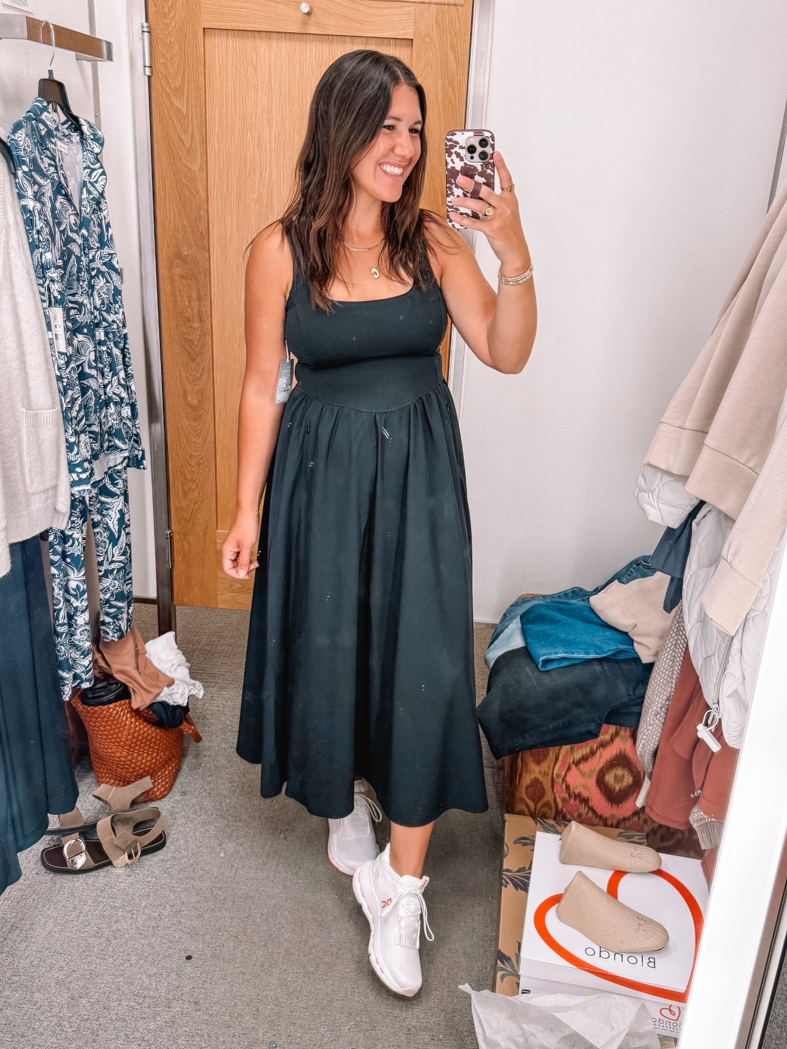 Nordstrom Anniversary Sale: activewear dress and on cloud sneakers. I walked out with this whole look. This dress is breastfeeding friendly & so comfortable. No bra needed with a built in shelf bra. Small

Nordstrom sale, fall fashion, midi dress, NSALE

#LTKSaleAlert #LTKFindsUnder100 #LTKActive