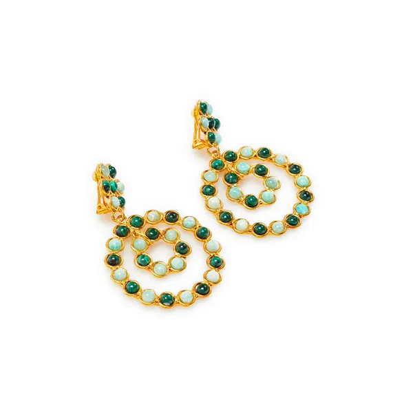 Boucles d'oreilles en laiton | Printemps.com (FR & UK)