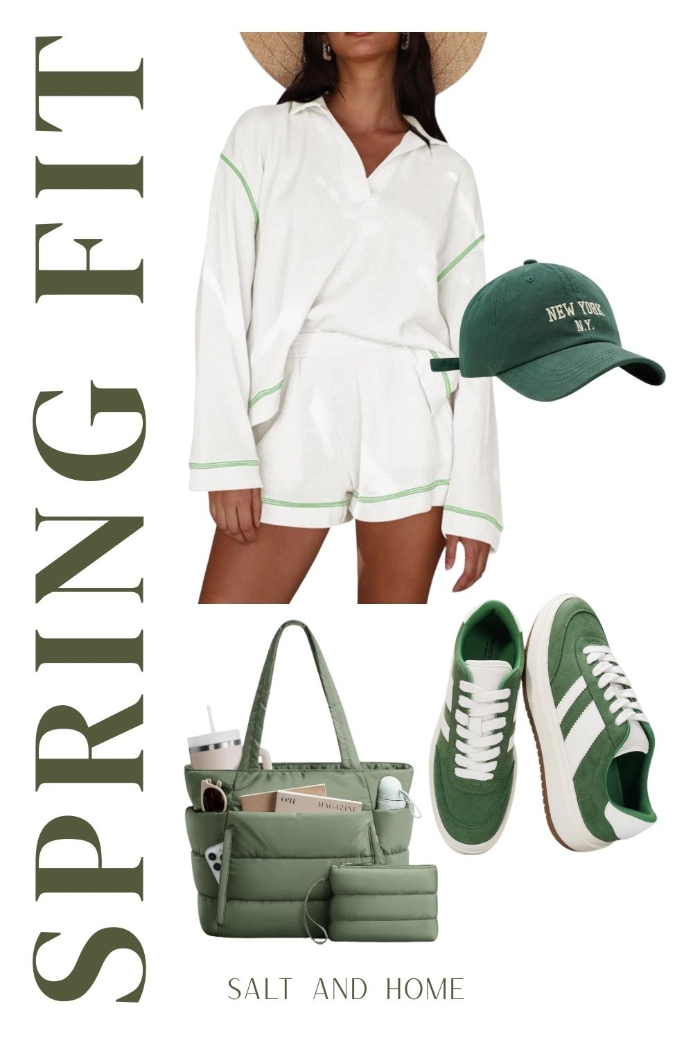 GREENS! All the greens! Love this casual/active fit for spring and summer!

#LTKSeasonal #LTKOver40 #LTKootd