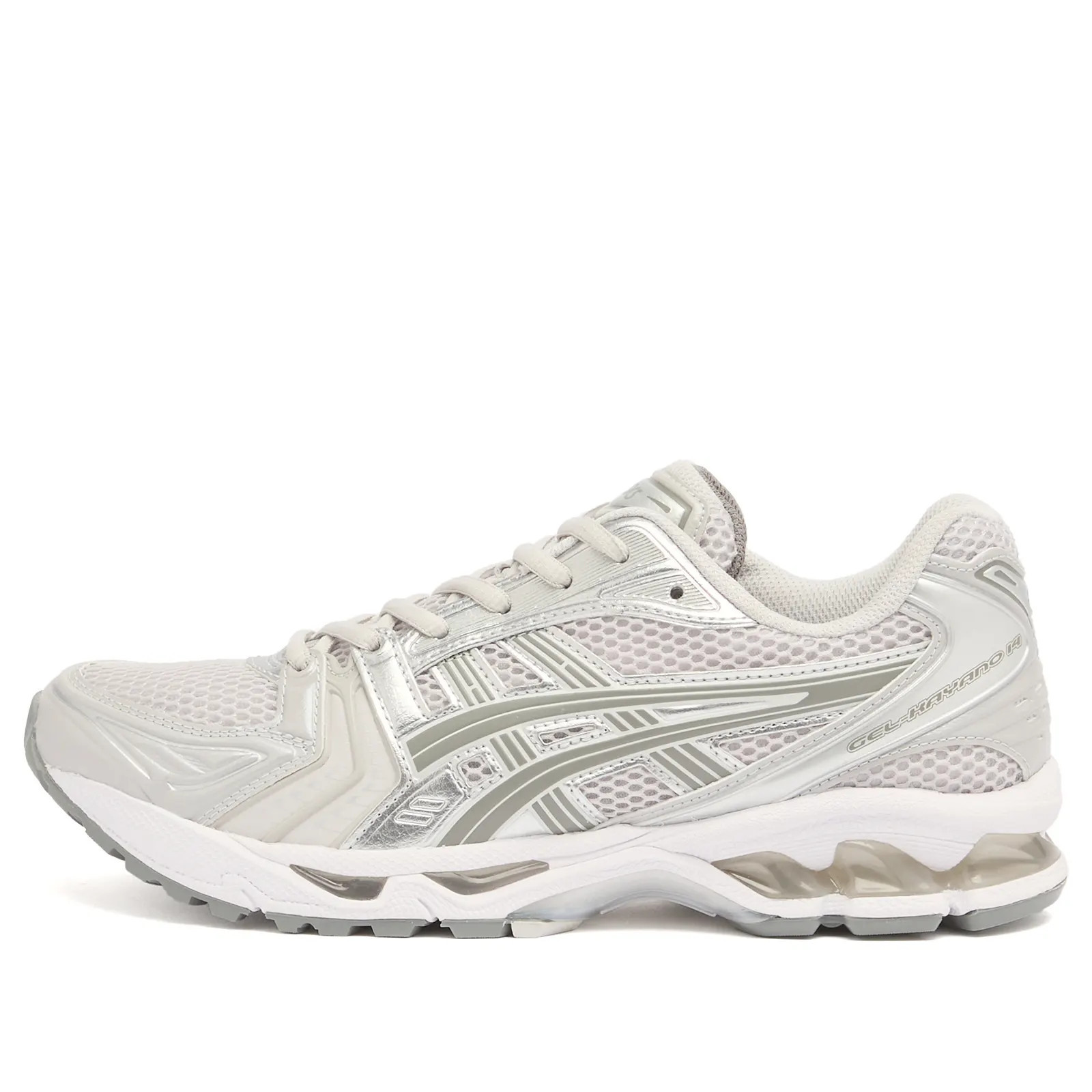 Asics Women's Gel-Kayano 14 in Cloud Grey/Clay Grey, Size UK 4 | END. Clothing