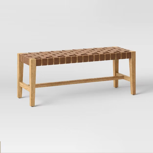 Ceylon Woven Bench Brown - Opalhouse™ | Target