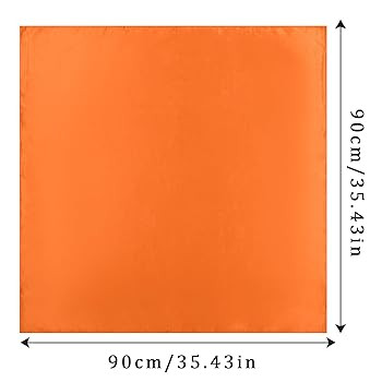 AWAYTR 35" Large Square Satin Head Scarf - Silk Hair Scarf Square Hair Bandanas Large Scarf Sleep... | Amazon (US)