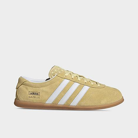 adidas Women's Originals Gazelle Lo Pro Casual Shoes in Almost Yellow/Cloud White/Gum Size: 7.5 | Finish Line (US)