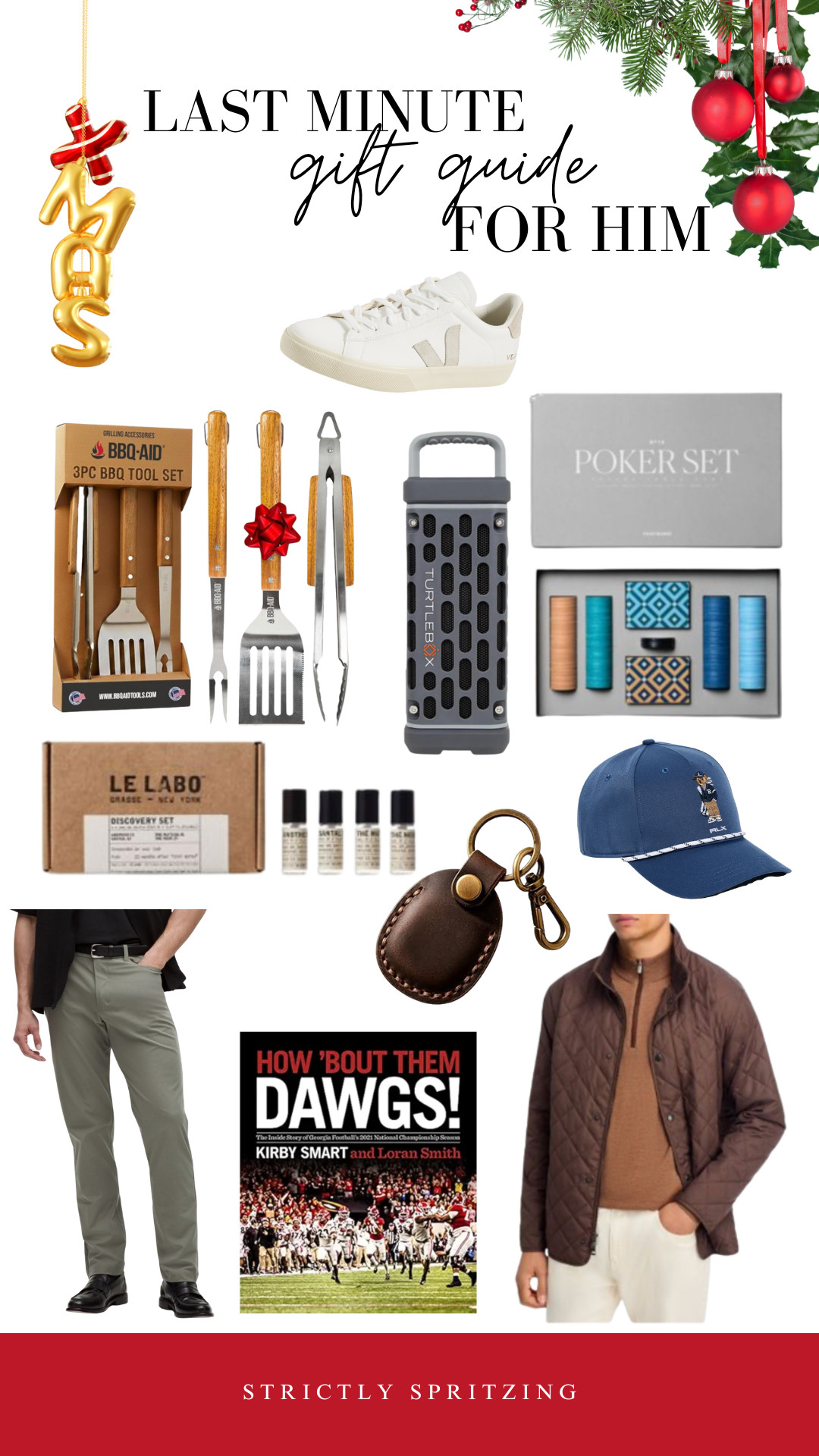 Shop last minute Christmas gifts for him between $25 and $200. Order by tonight to receive before 12/24! 

 #LTKGiftGuide #LTKHoliday #LTKFindsUnder50