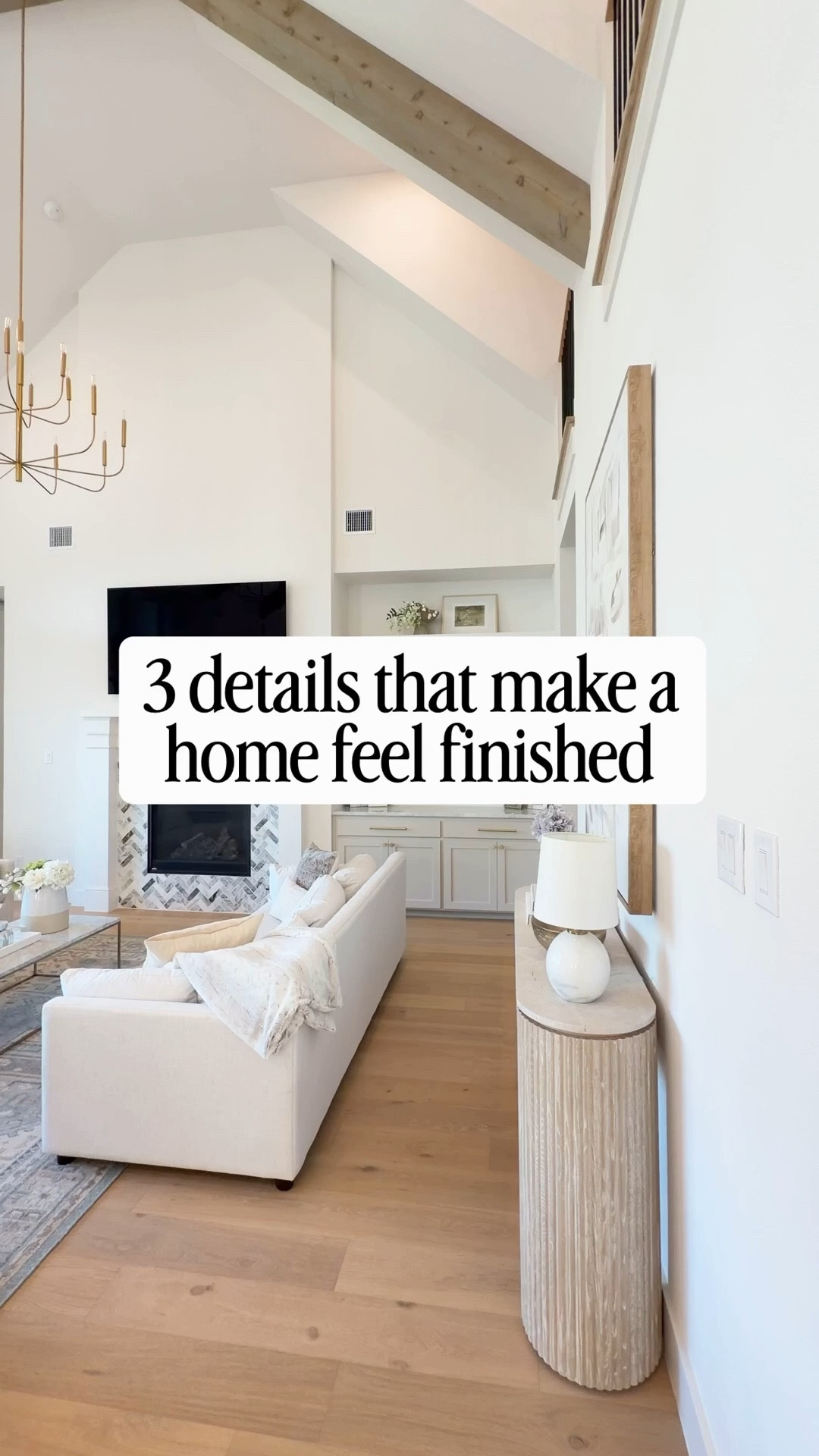A room can be “done”… but still not feel finished.

These are the details that made the biggest difference in our home.

Adding artwork, bringing in greenery, and layering textures is what took these spaces from feeling incomplete to intentional.

It’s often the smallest changes that make the biggest impact. 



#LTKdayinmylife #LTKHome #LTKSeasonal