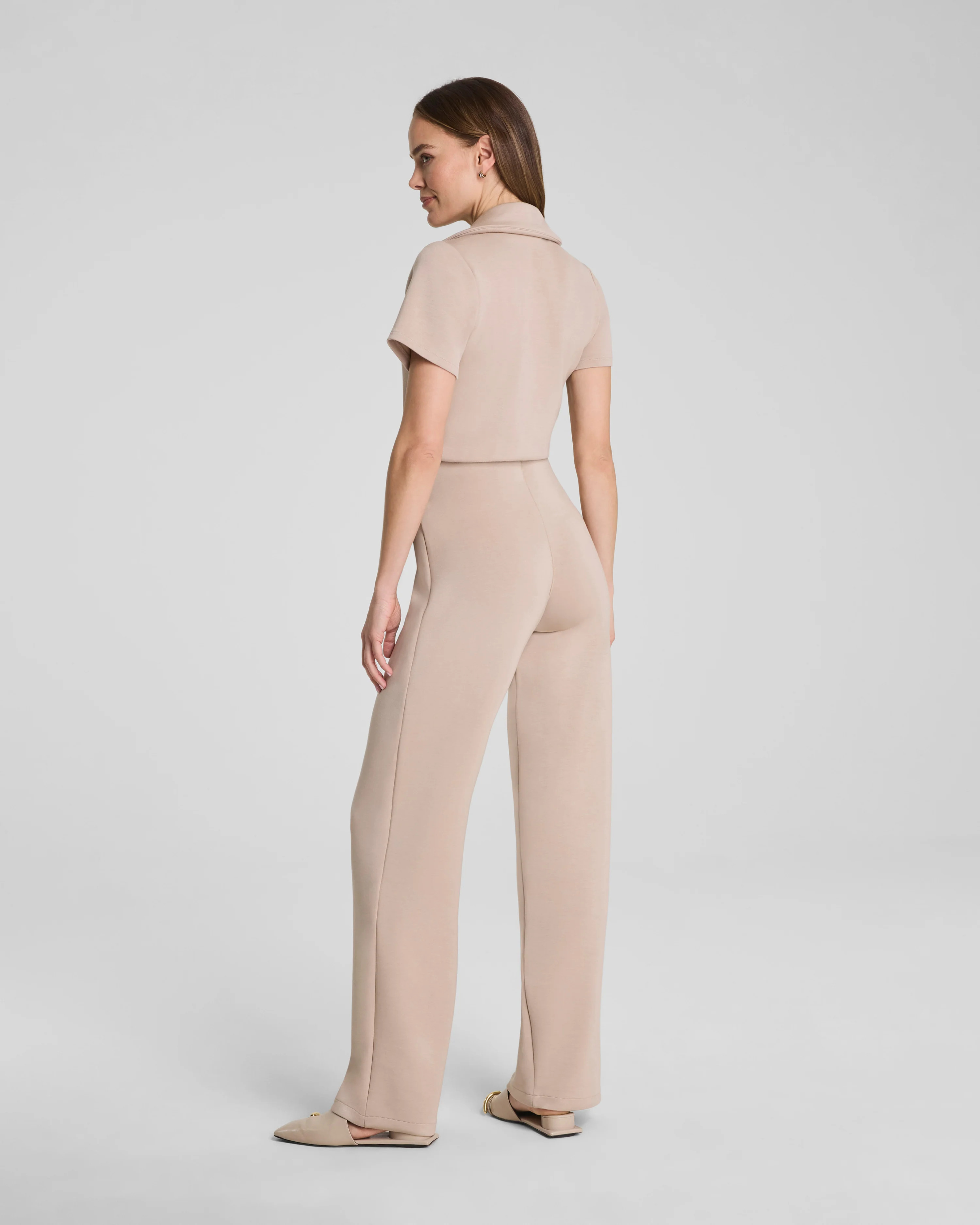 AirEssentials\u00ae Collared Tie-Waist Jumpsuit | Spanx | Spanx