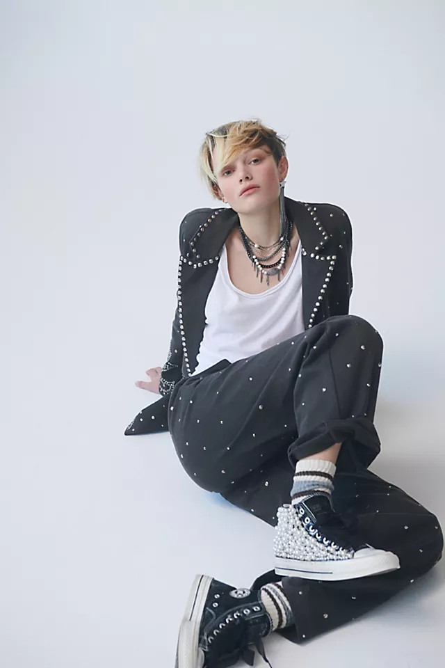 Pearl Crush Hi Top Sneakers | Free People (Global - UK&FR Excluded)