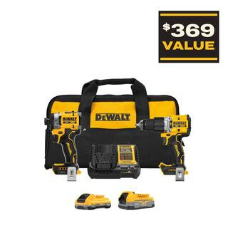 DEWALT 20V XR Lithium-Ion Cordless 2-Tool Combo Kit with 4.0 Ah and 1.7 Ah Batteries and Charger ... | The Home Depot