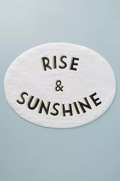 Rise & Sunshine Bath Mat | Anthropologie (US)