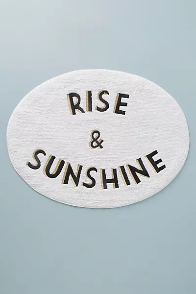 Rise & Sunshine Bath Mat | Anthropologie (US)