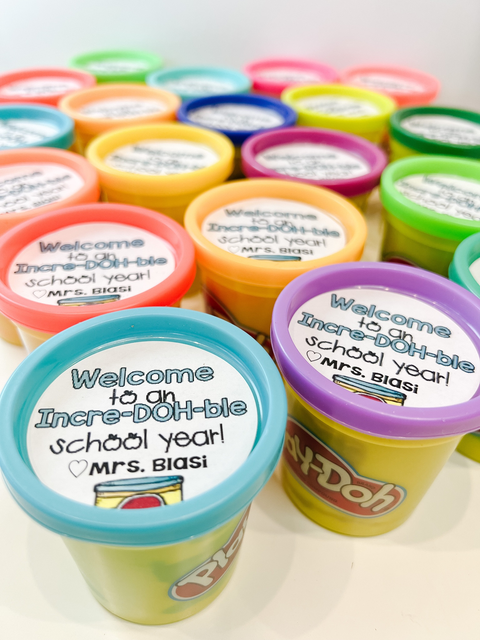 First Day of School Gifts! The play doh tags can be found linked on my social media for free. 


#LTKBacktoSchool