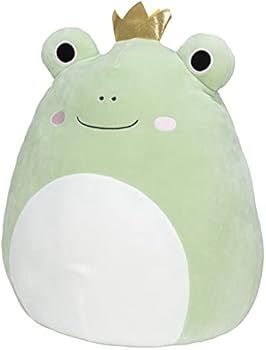 Squishmallow 16-Inch Frog Prince - Add Baratelli to Your Squad, Ultrasoft Stuffed Animal Large Pl... | Amazon (US)