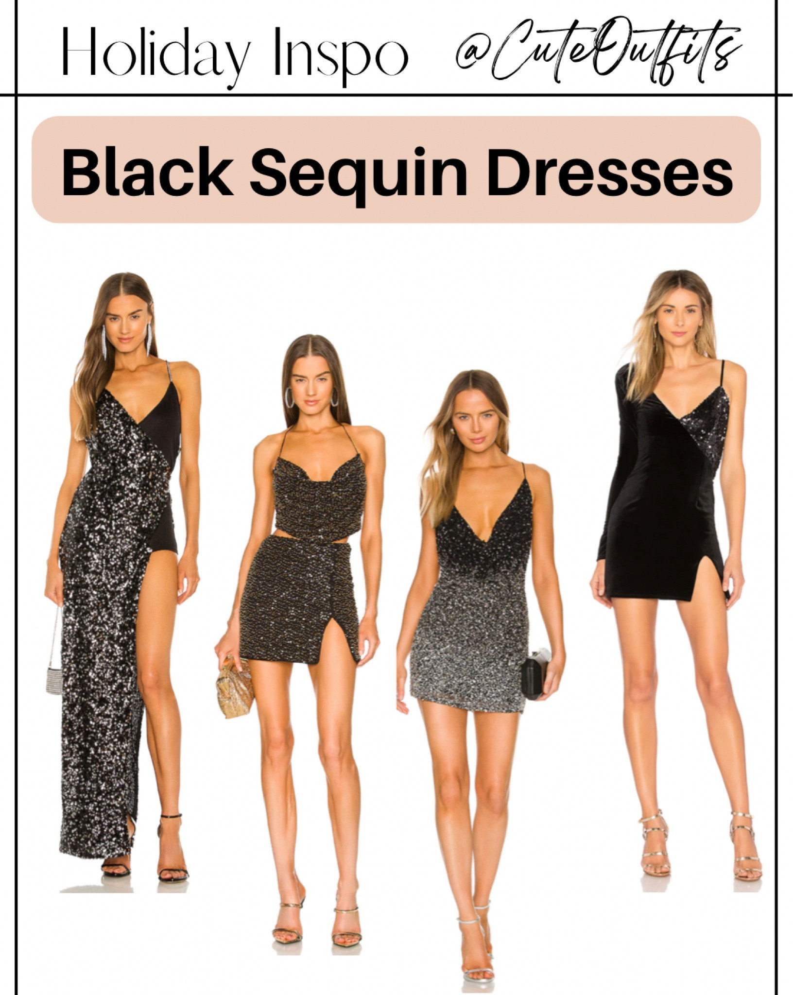 Black sequin dress 
Black dress
Black velvet dress
Black tie dress
Sequin skirt 
Sequin top
NYE dress
NYE outfit 
Sequin dresses

#blacksequindress #blackvekvetdress #blacksequintop #sparklydress #blackholidaydress

#LTKSeasonal #LTKwedding #LTKHoliday