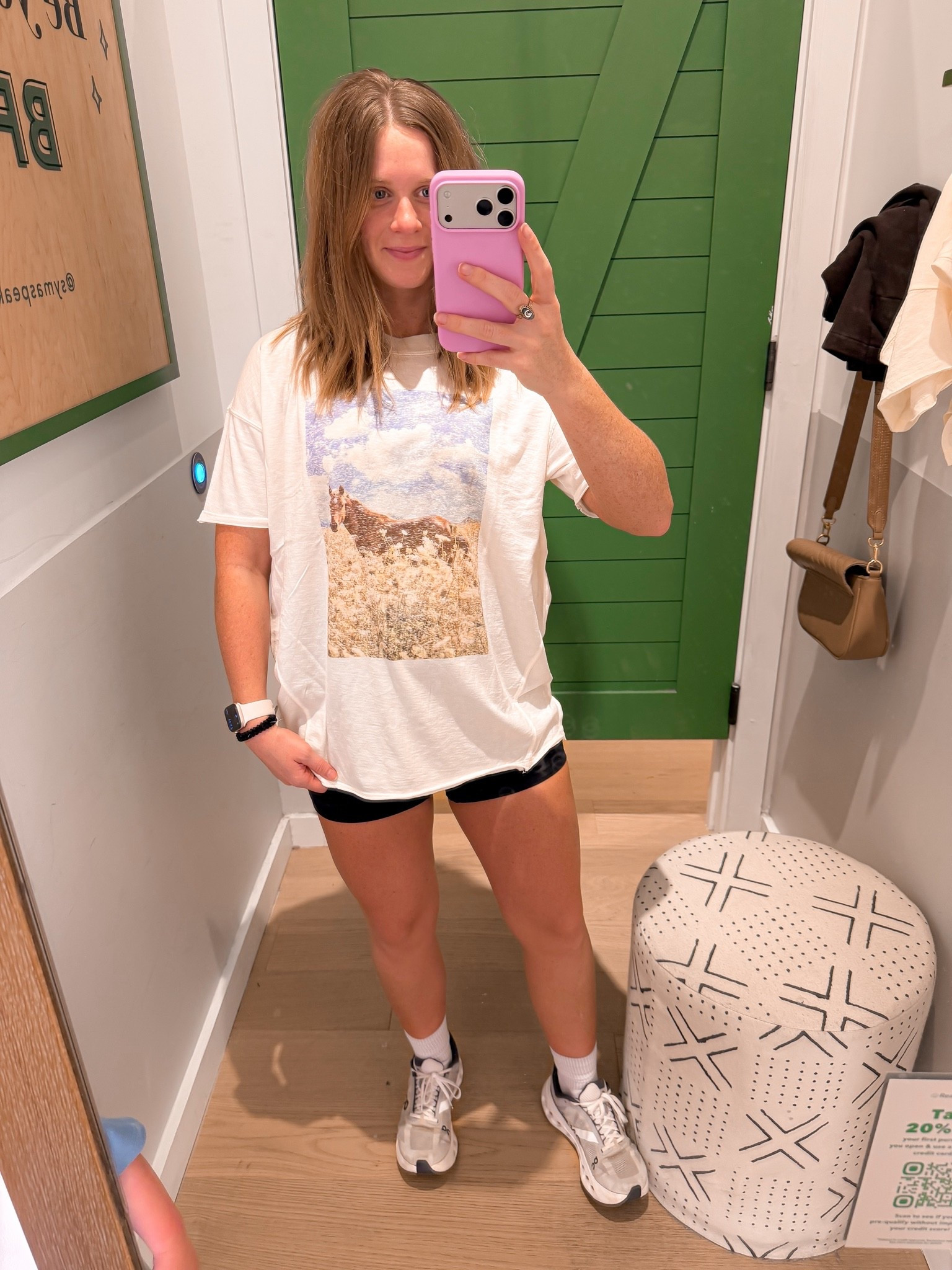 Quick little Aerie try-on haul with a toddler in the dressing room = absolute chaos 😂 Found 3 pieces I’m obsessed with even with the dusty mirror, snack breaks, and constant “mom watch this” moments. These are the comfy everyday outfits that still make you feel put together 🤍

✨ Casual mom outfits
✨ Aerie try-on haul
✨ Comfy summer outfits
✨ Everyday fashion finds
✨ Neutral outfit ideas
✨ Easy mom style
✨ Casual chic outfits
✨ Summer basics
✨ Affordable fashion finds
✨ Weekend outfit inspo
✨ western Tee 
✨ Aerie Sale

#LTKSaleAlert #LTKmomlife