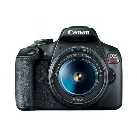Canon EOS Rebel T7 Digital SLR Camera with EF-S 18-55mm Lens, APS-C Sensor, 24.1MP | Walmart (US)