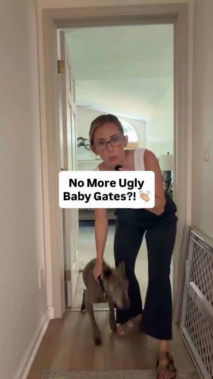 Baby and pet gates in your home don’t have to be an eye sore! Diesel is 14 and we have to put this gate up every night when we go to bed so he doesn’t go in the living room and pee 🫣 but the thick, chunky, ugly gate is driving us insane! It’s ugly and hard to store. I replaced it with this retractable gate and it’s 100x better!! And out of the way when we don’t need it…

#LTKmomlife #LTKHome #LTKSaleAlert