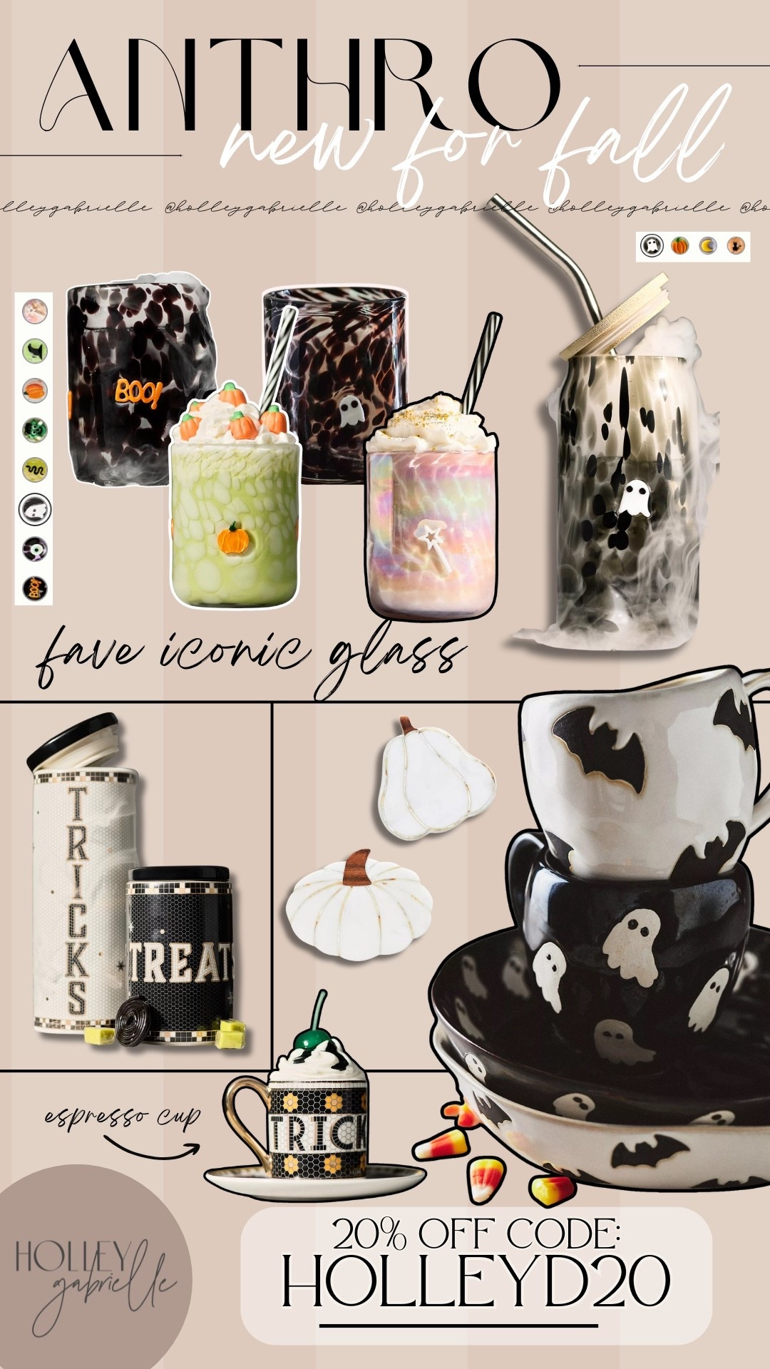 Yes - it’s June…but LOOK😂💀👻🎃 sharing b/c my 20% off code works on all of it through tomorrow 6.30! 🙌🏼

You can use code HOLLEYD20 for 20% Off $100+ Reg Price Apparel, Accessories, Shoes, Beauty & Home Purchases! 🙌🏼🌼 this weekend only! 

Fall / Anthropologie seasonal / Halloween / kitchen / icon glasses / sale finds / Holley Gabrielle 


#LTKSeasonal #LTKFindsUnder100 #LTKHome