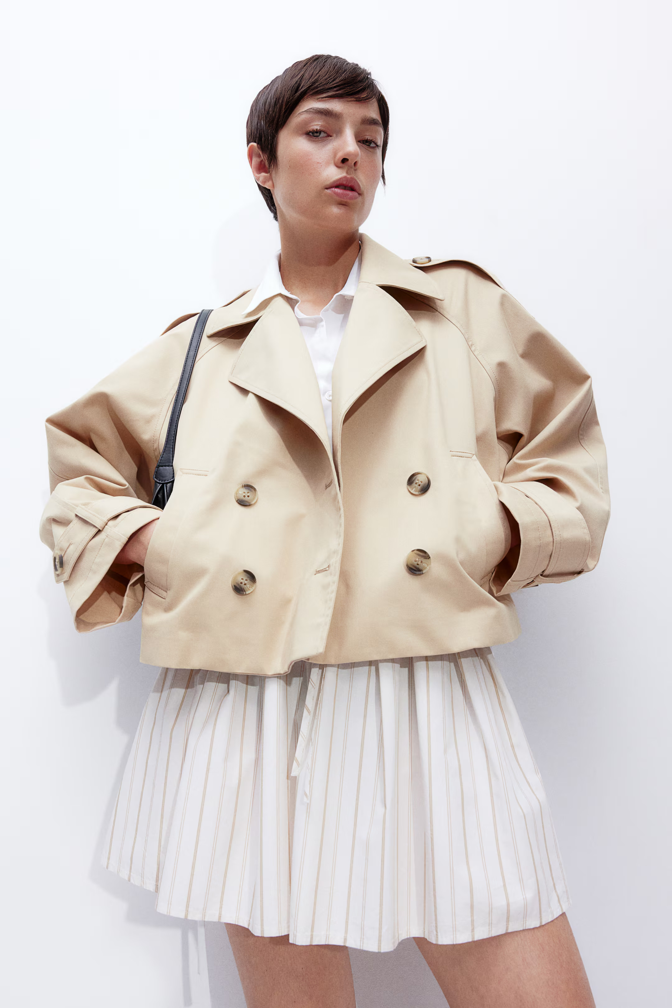 Short trench coat | H&M (UK, MY, IN, SG, PH, TW, HK)