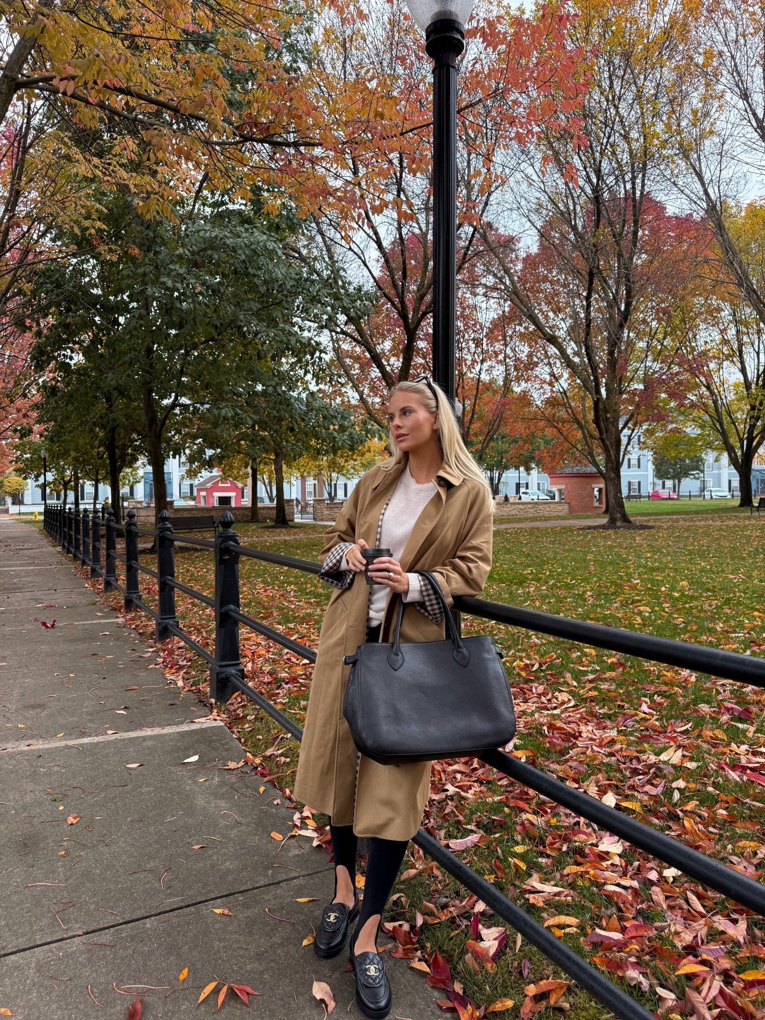 Rainy day fall outfit- size small in sweater & leggings, 4 in coat. True size in shoes!

#kathleenpost fall outfit inspo, chic fall style, trench coat, fall jacket, chic outfit idea
