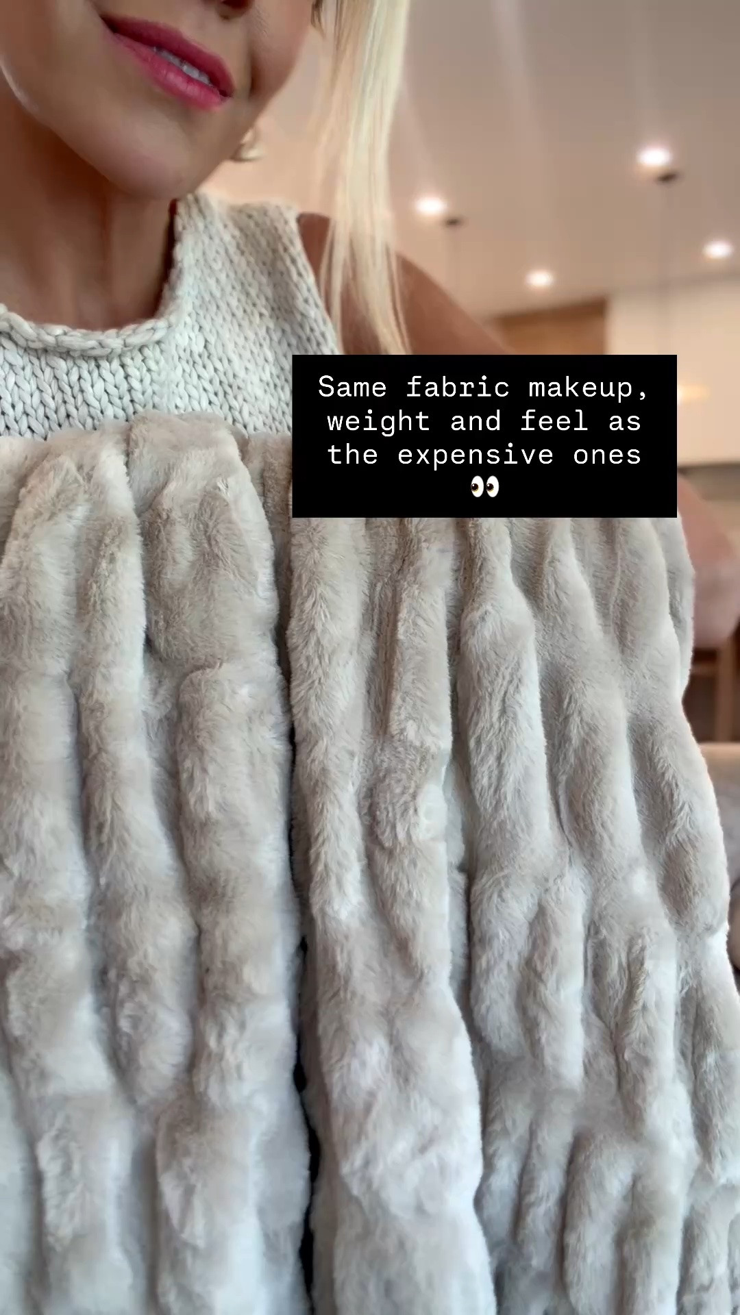 Feels just like a very popular blanket brand!