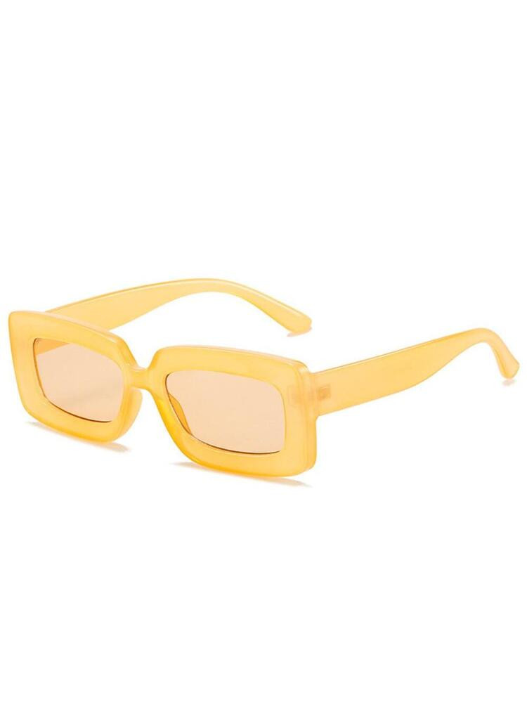 Popular Women's Sunglasses Trend Vintage Big Frame Rectangle Glasses Fashion Women Sun Glasses La... | SHEIN