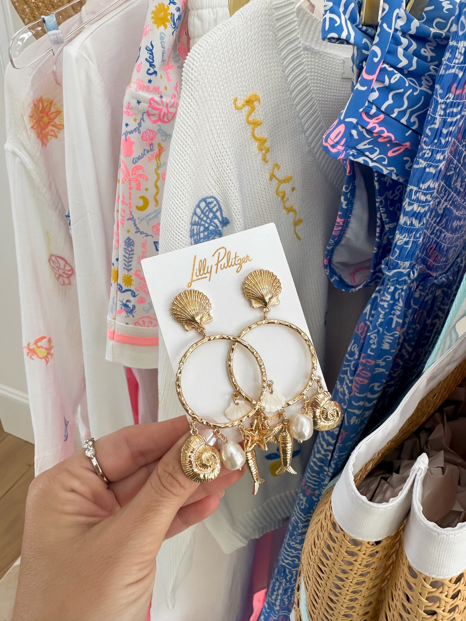 Th prettiest lilly accessories! Love these earrings! 

#LTKWedding #LTKFindsUnder100 #LTKTravel