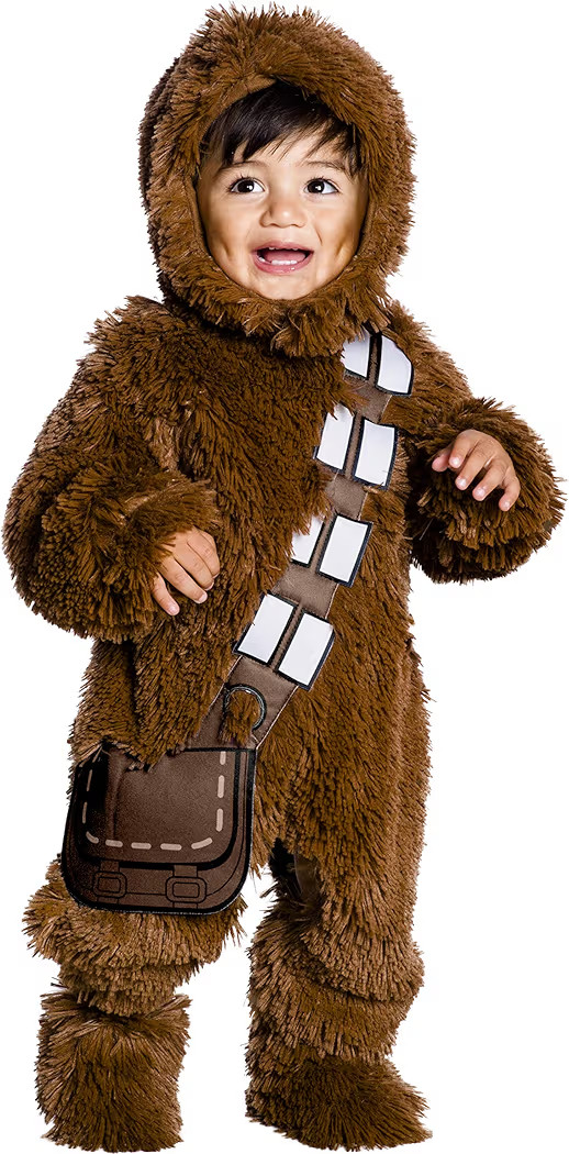 Rubies Kid's Star Wars Classic Chewbacca Deluxe Plush Costume Romper Baby Costume, Color As Shown, Infant | Amazon (US)