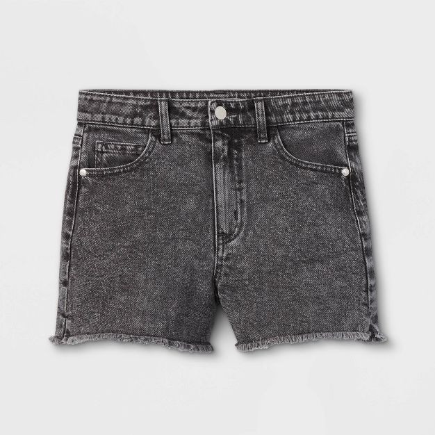 Girls' A-Line High-Rise Jean Shorts - art class™ | Target