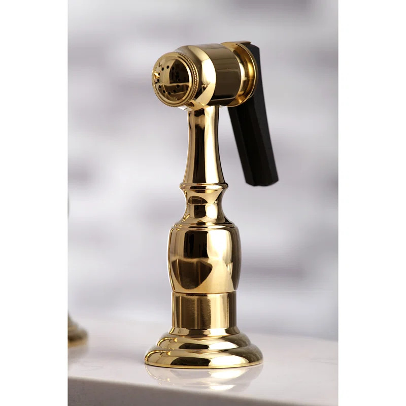 KS3272ALBS Restoration Bridge Faucet With Side Spray | Wayfair North America