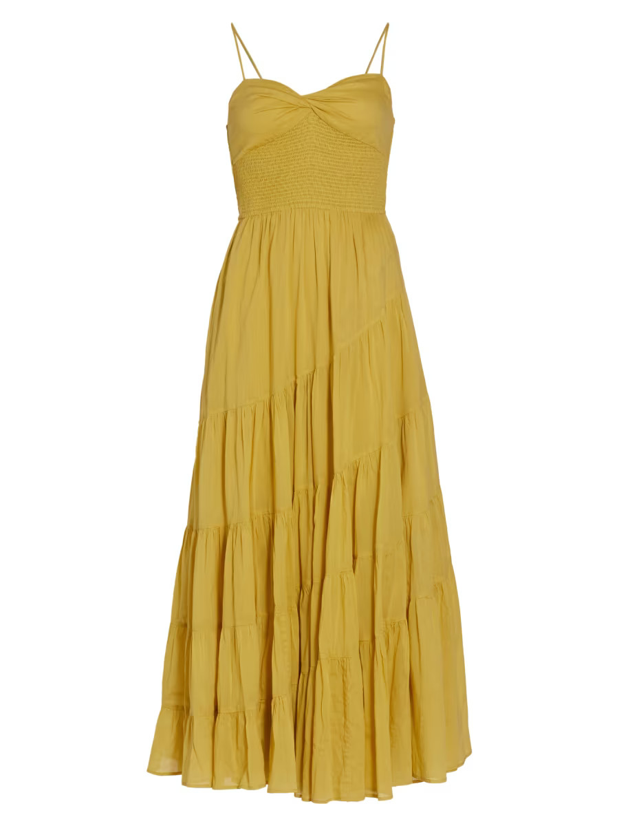 Sundrenched Strapless Tiered Maxi Dress | Saks Fifth Avenue