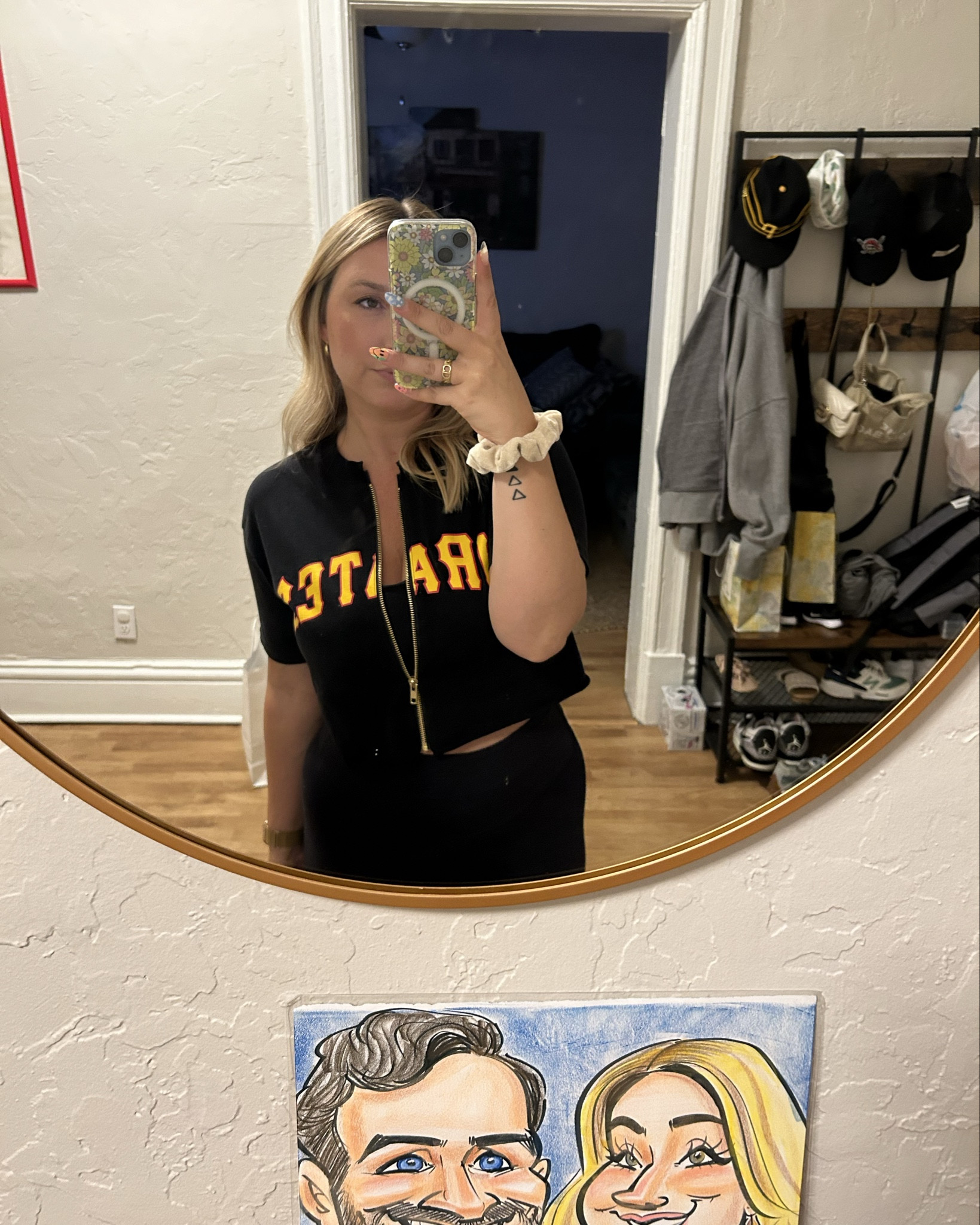 The cutest top for a baseball game and unique! 