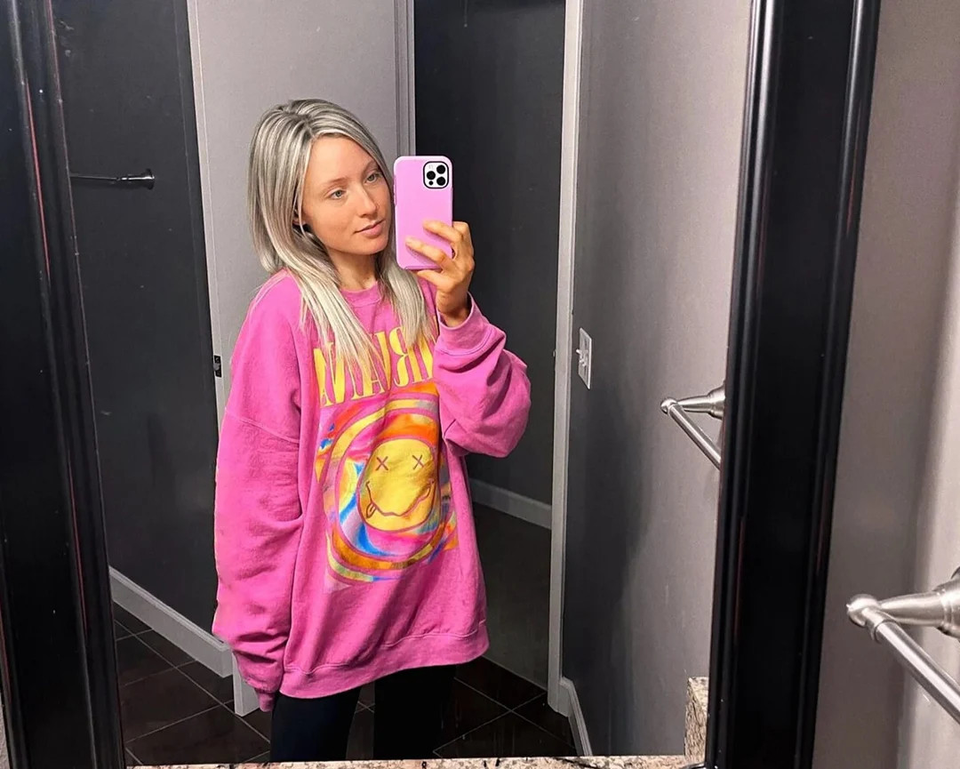 NlRVANA  Smiley Face Crewneck Sweatshirt, NlRVANA Smile Face Tee Shirt | Etsy (US)