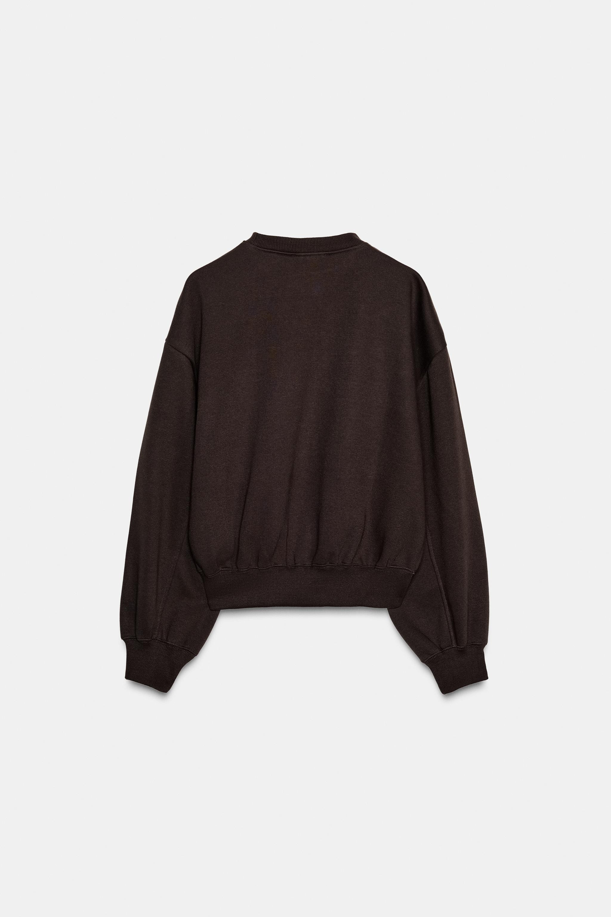 BASIC FLEECE SWEATSHIRT | Zara US