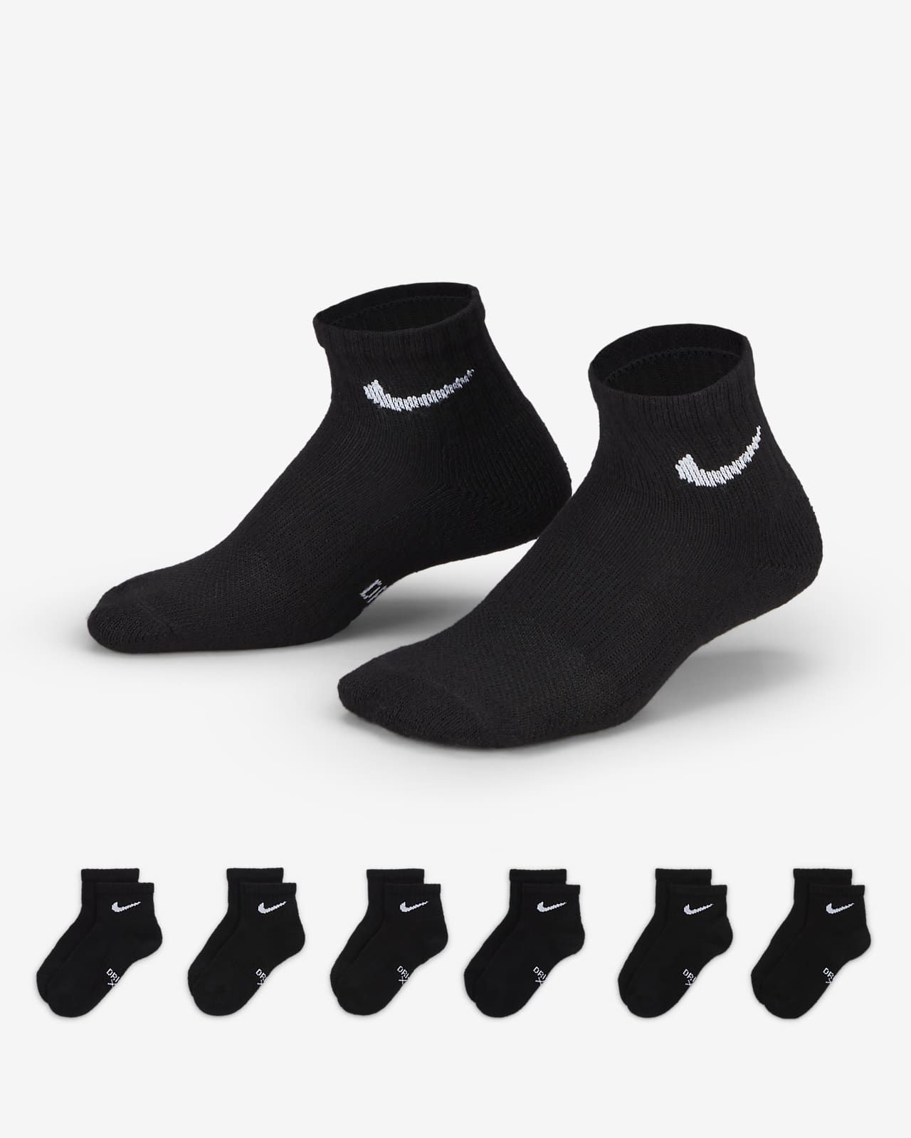 Little Kids' Ankle Socks (6 Pairs) | Nike (US)