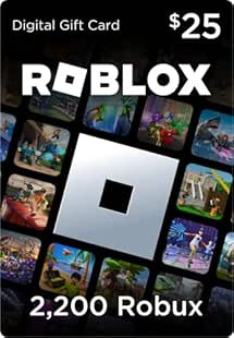 Roblox Digital Gift Card - 2,200 Robux [Includes Exclusive Virtual Item] [Online Game Code] | Amazon (US)