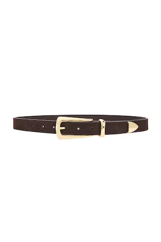 Favorite Daughter The Suede Statement Belt in Chocolate from Revolve.com | Revolve Clothing (Global)