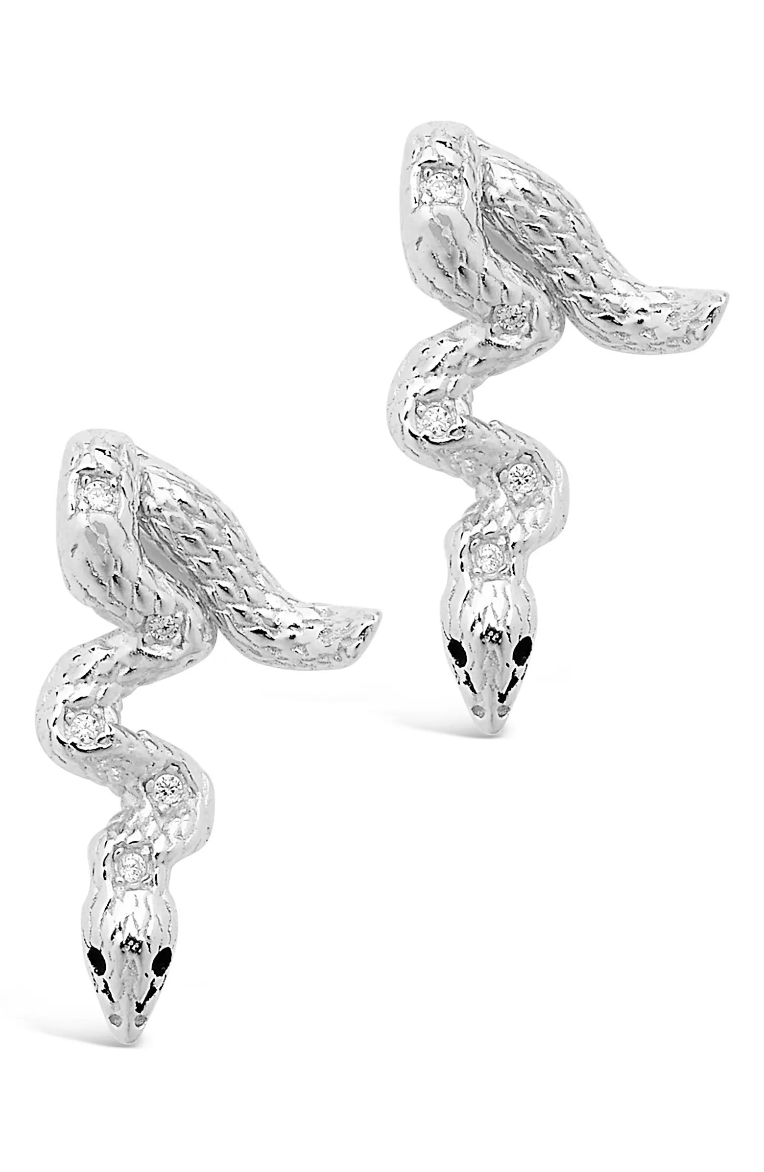 Sterling Silver Snake Earrings | Nordstrom